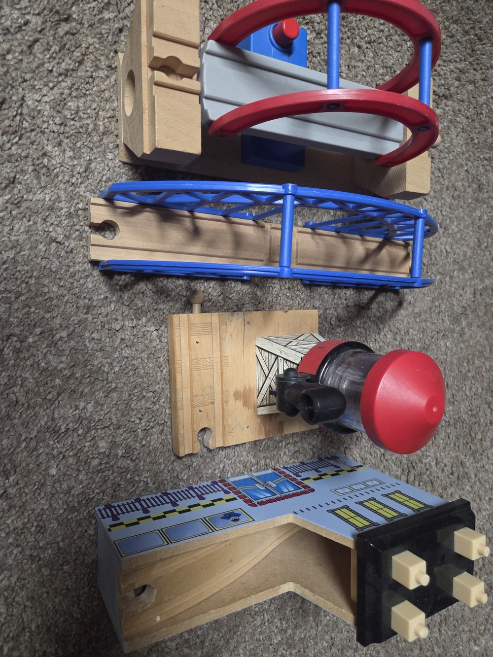 Thomas Wooden Train Bridge and Accessories Bridges Wood Track